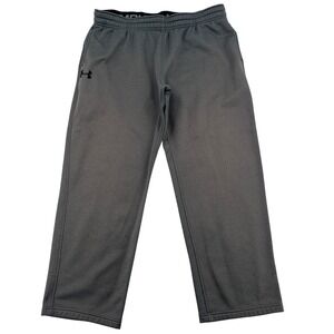 Under Armour Men's Loose Fit Storm1 Gray Fleece Sweatpants Size 2XL Comfortable